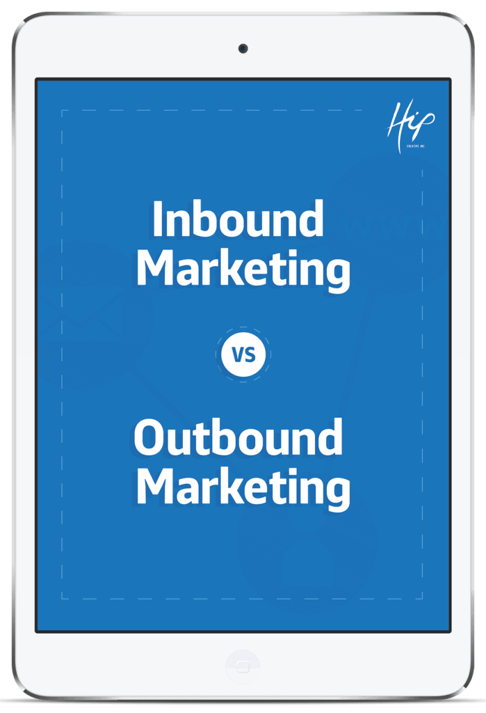 Inbound Marketing vs. Outbound Marketing ipad