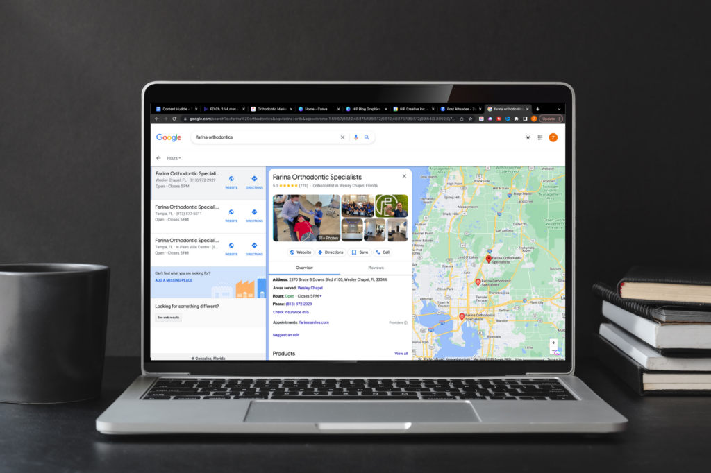 Google Business Map Marketing For Orthodontics