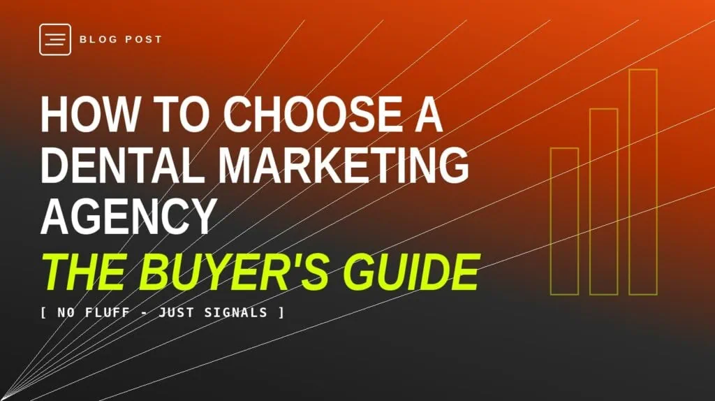 How to Choose a Dental Marketing Agency — HIP Creative blog header