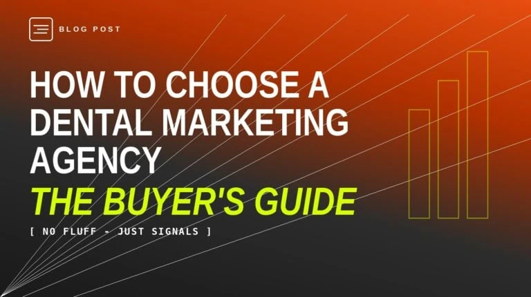 How to Choose a Dental Marketing Agency — HIP Creative blog header