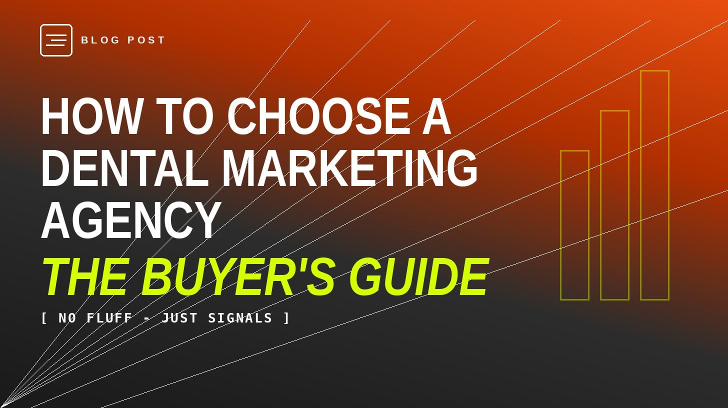 How to Choose a Dental Marketing Agency — HIP Creative blog header