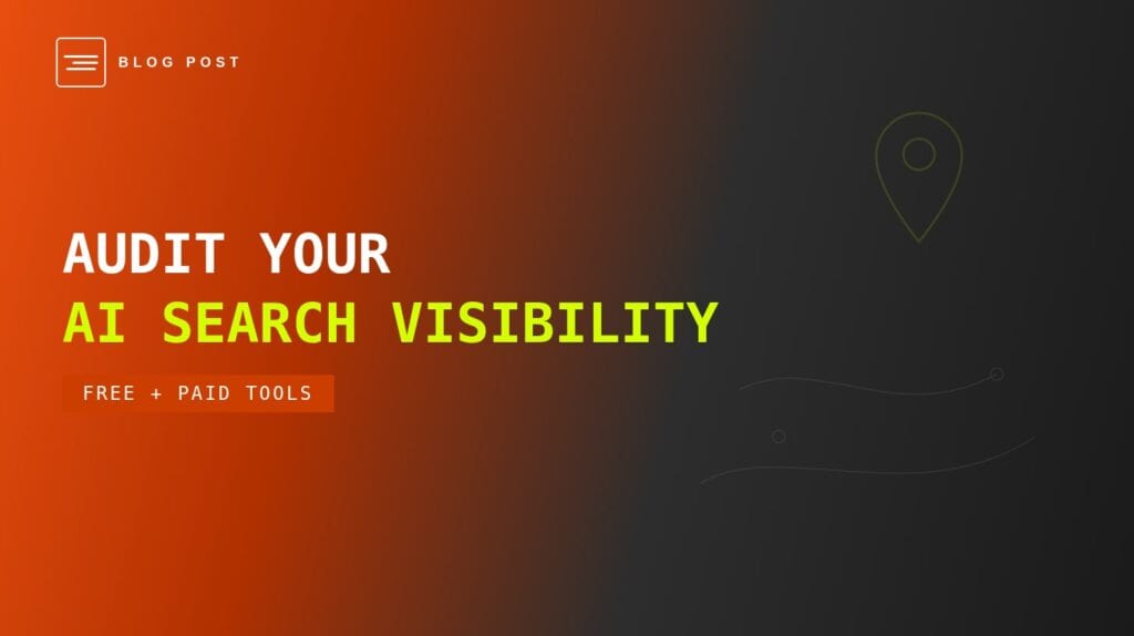HIP Creative blog header for auditing your practice's AI search visibility with free and paid tools.