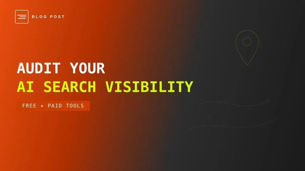 HIP Creative blog header for auditing your practice's AI search visibility with free and paid tools.