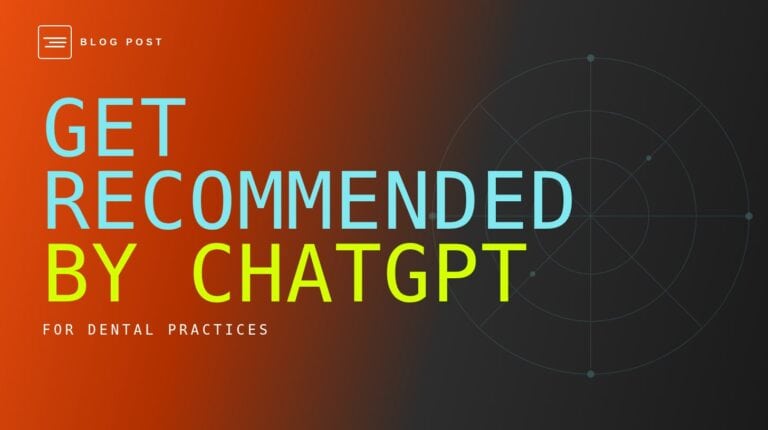 HIP Creative blog header for getting your dental practice recommended by ChatGPT.