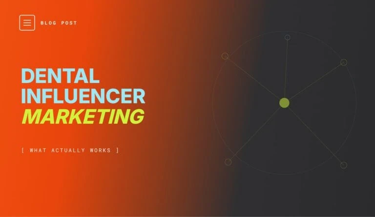 Dental influencer marketing with local creators