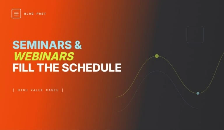 Dental practice seminar and webinar marketing