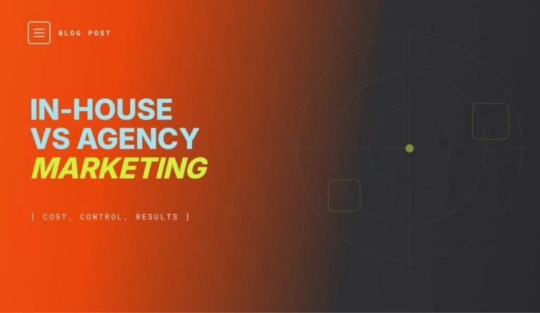 Comparison of in-house and agency dental marketing
